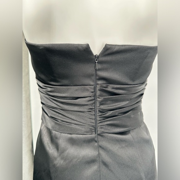David’s Bridal Cocktail Length Cummerbund Waist Dress - Picture 8 of 11